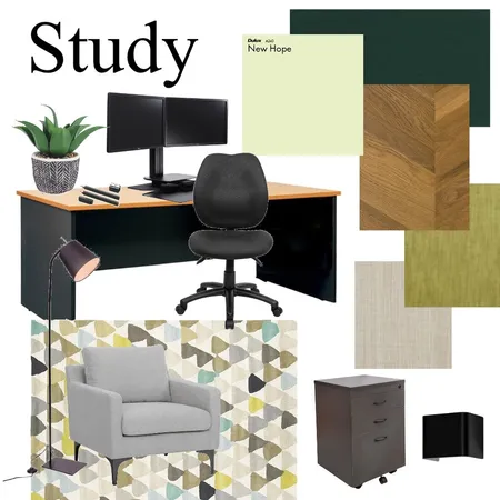 Study Interior Design Mood Board by Jennifer Kent on Style Sourcebook