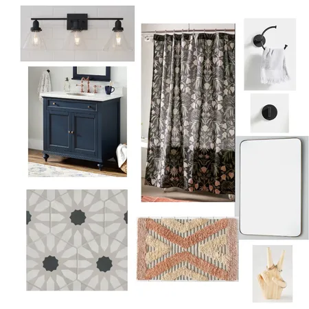 Haug Main bath Interior Design Mood Board by JoCo Design Studio on Style Sourcebook