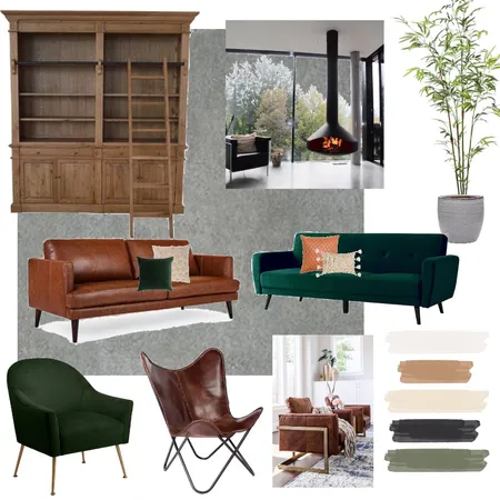 Front Living Room #1 Interior Design Mood Board by mollypeg on Style Sourcebook