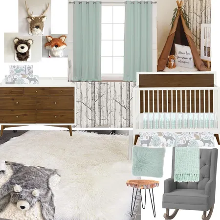 Baby Everett's room Interior Design Mood Board by akelly2479 on Style Sourcebook