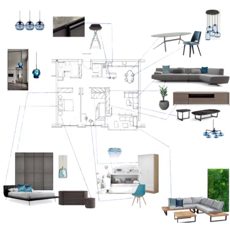 Furniture positioning Interior Design Mood Board by Simona Jack on Style Sourcebook