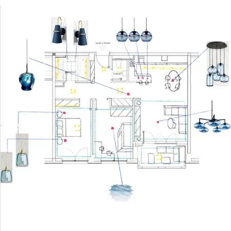 Lighting blue Interior Design Mood Board by Simona Jack on Style Sourcebook