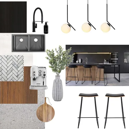 kitchen dark Interior Design Mood Board by taylorb on Style Sourcebook