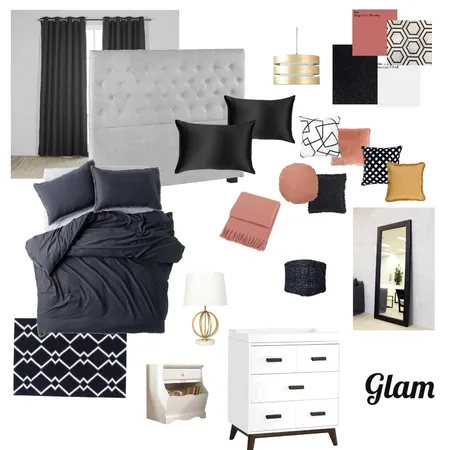 Combinación patrones y texturas glam Interior Design Mood Board by Vicky on Style Sourcebook