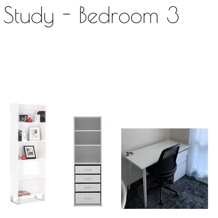 Study Bedroom 3 - Ideas Interior Design Mood Board by Noondini on Style Sourcebook