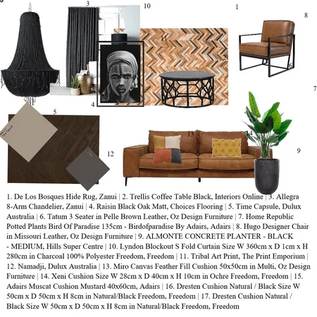 african style Interior Design Mood Board by nicolakkoutas on Style Sourcebook