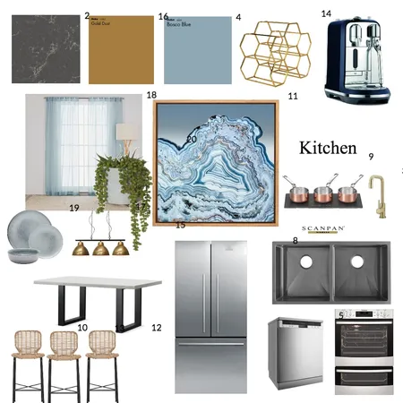 Kitchen Interior Design Mood Board by inesspeight on Style Sourcebook