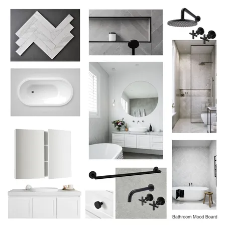 Powell Street Bathroom Mood Board Interior Design Mood Board by AD Interior Design on Style Sourcebook