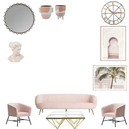 Girly romo Interior Design Mood Board by deealsh on Style Sourcebook