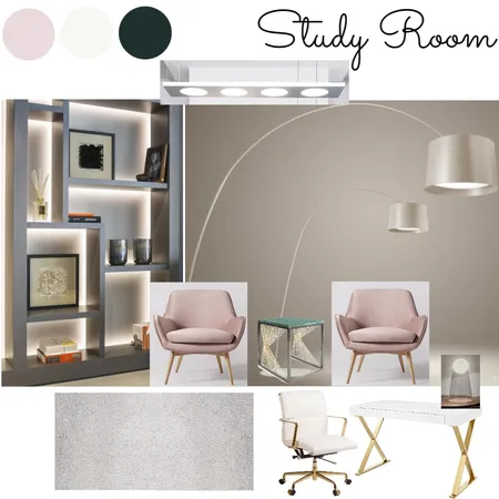 Study Room Interior Design Mood Board by SM on Style Sourcebook