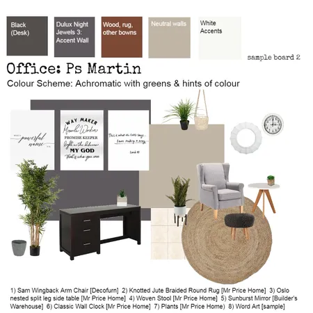 CRC Pastor Martin office sample 3 Interior Design Mood Board by Zellee Best Interior Design on Style Sourcebook