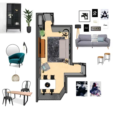 LIVING Interior Design Mood Board by tati.lira.arq on Style Sourcebook