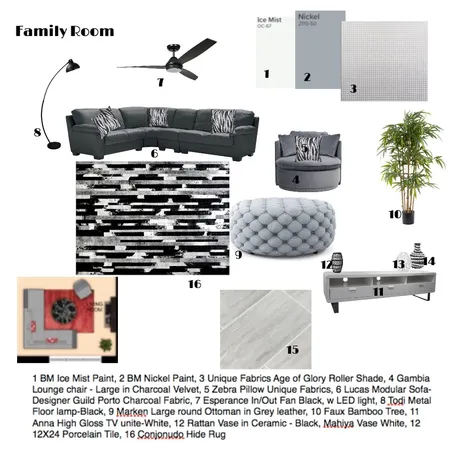 Family Room Interior Design Mood Board by NancyBurton on Style Sourcebook