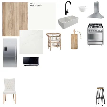 Modern Farmhouse Kitchen Interior Design Mood Board by lexibrulotte on Style Sourcebook