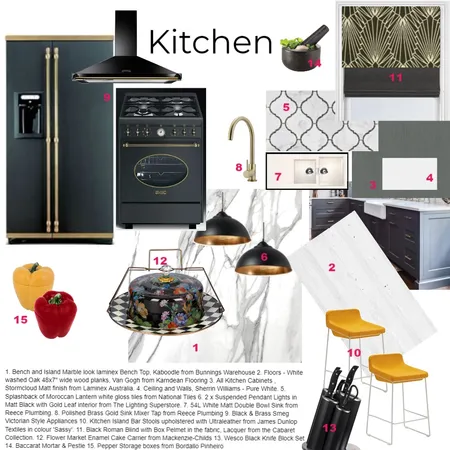 Kitchen module 9 Interior Design Mood Board by CindyBee on Style Sourcebook