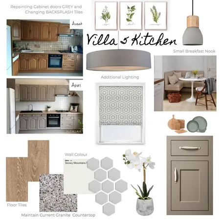 Villa 5 Kitchen Interior Design Mood Board by Zambe on Style Sourcebook