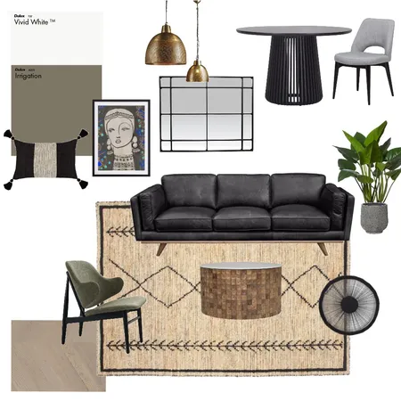 Black Interior Design Mood Board by MadsG on Style Sourcebook