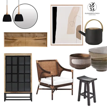 Japandi Interior Design Mood Board by Oleander & Finch Interiors on Style Sourcebook