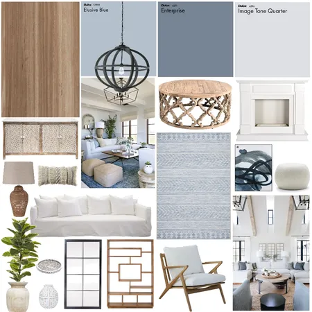 Residential - Coastal Farmhouse Interior Design Mood Board by MelRoseTom on Style Sourcebook