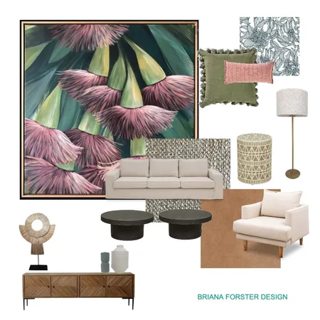 Palm Ave Living Interior Design Mood Board by Briana Forster Design on Style Sourcebook