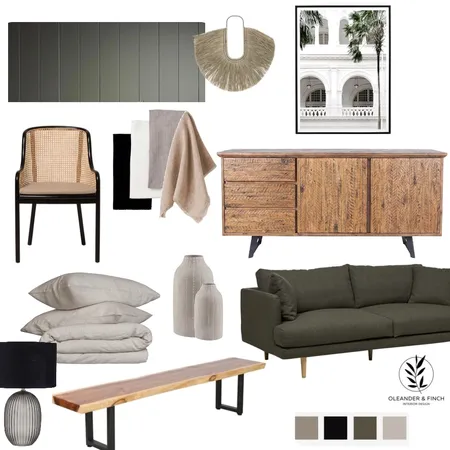 Plantation palette Interior Design Mood Board by Oleander & Finch Interiors on Style Sourcebook