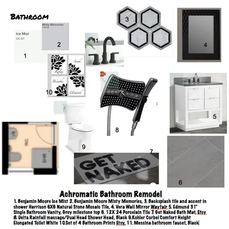 Bathroom Interior Design Mood Board by NancyBurton on Style Sourcebook