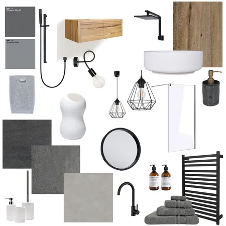 loft bathroom Interior Design Mood Board by dominikahala on Style Sourcebook