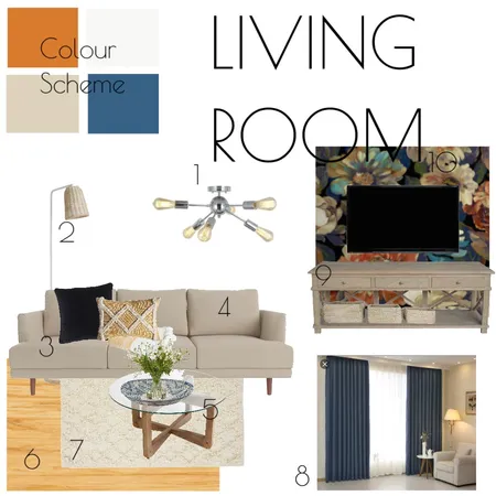 LIVING ROOM Interior Design Mood Board by INTERIORS for living on Style Sourcebook