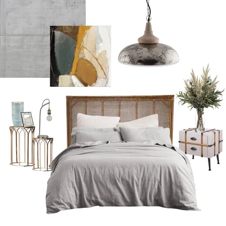 bedroom Interior Design Mood Board by Bruna da Rosa on Style Sourcebook