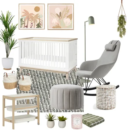 nursery girl Interior Design Mood Board by KUTATA Interior Styling on Style Sourcebook