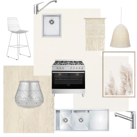 Coastal Boho Kitchen Interior Design Mood Board by Amylee83 on Style Sourcebook