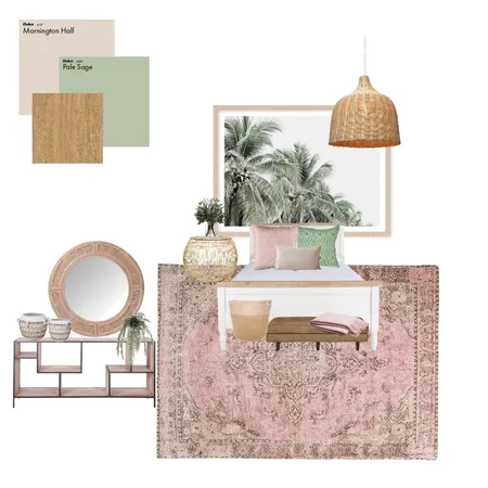 pink bedroom Interior Design Mood Board by DesignNess99 on Style Sourcebook