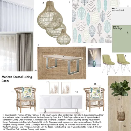 dining room Interior Design Mood Board by CMurray on Style Sourcebook