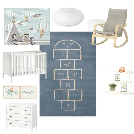 Edi's Nursery room Interior Design Mood Board by Rozina on Style Sourcebook