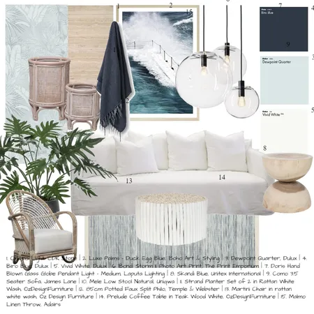 Coastal Final Interior Design Mood Board by Jenbirks on Style Sourcebook