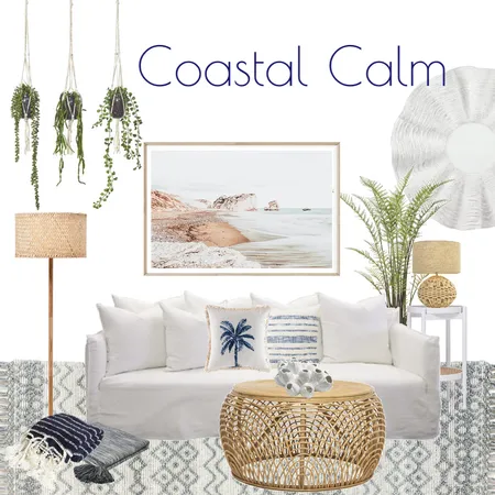 Coastal Calm Living Room Interior Design Mood Board by Kohesive on Style Sourcebook