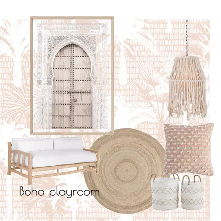 Boho kids playroom Interior Design Mood Board by sarahsnowchic on Style Sourcebook