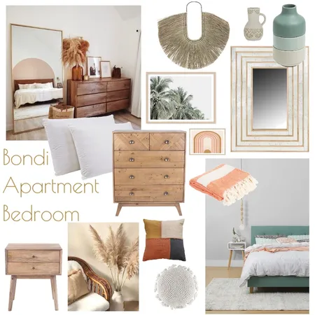 Bondi Apartment bedroom Interior Design Mood Board by maddstaylor on Style Sourcebook