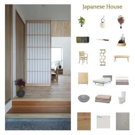 Japanese House Interior Design Mood Board by judithscharnowski on Style Sourcebook
