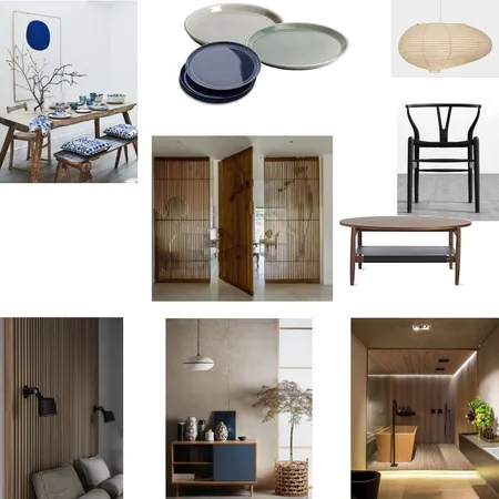 Japandi Mood Board Interior Design Mood Board by KerenStephenson on Style Sourcebook