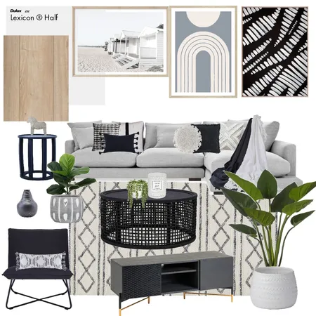 Modern Living Room Interior Design Mood Board by BecHeerings on Style Sourcebook