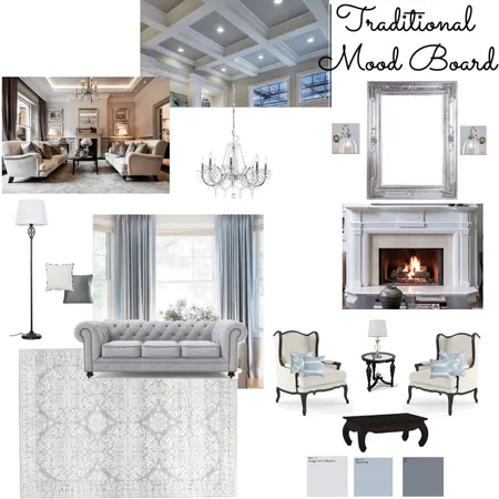 Traditional Interior Design Mood Board by Ingrid Allen on Style Sourcebook