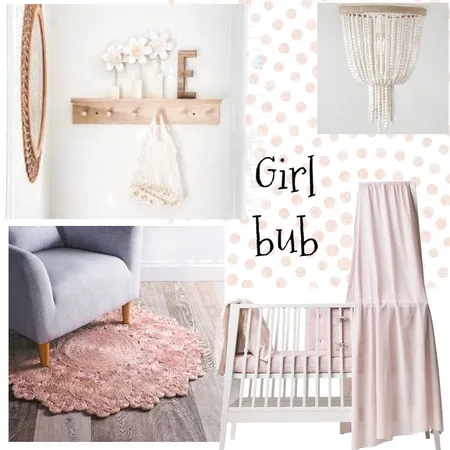 Girls Nursery Interior Design Mood Board by christina_helene designs on Style Sourcebook