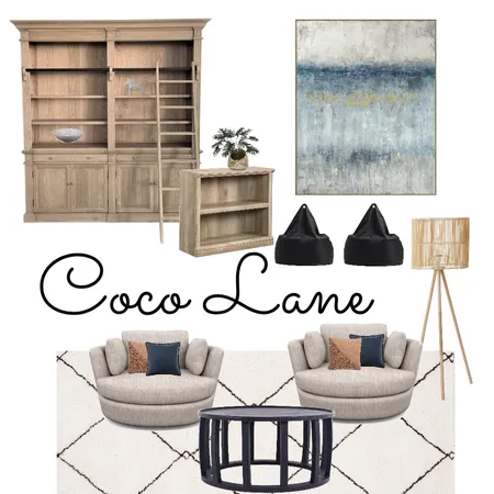 N.Coogee Library Room Interior Design Mood Board by CocoLane Interiors on Style Sourcebook