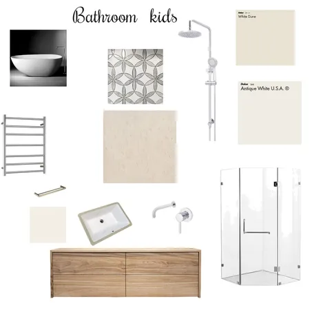 Bathroom kids Interior Design Mood Board by Karen Levy on Style Sourcebook