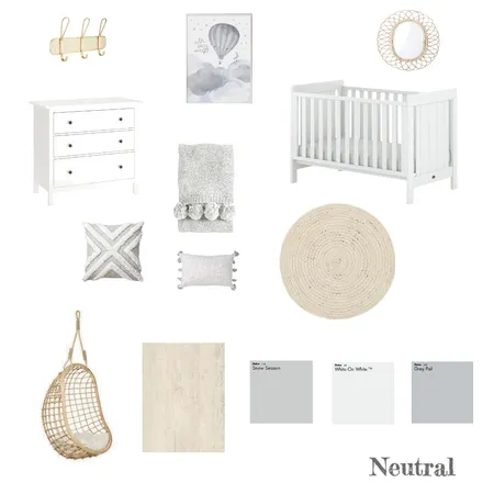 Neutral Nursey Interior Design Mood Board by Lucy's Home Interiors on Style Sourcebook