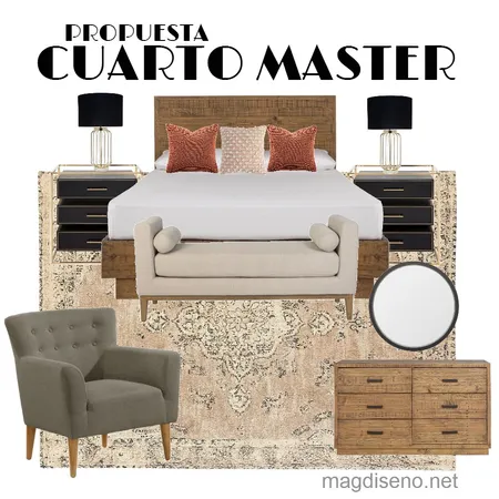 Propuesta Dormitorio Principal Interior Design Mood Board by magdiseno on Style Sourcebook