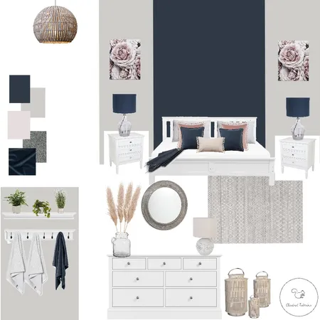Navy Bedroom - Loxley 3 Interior Design Mood Board by Chestnut Interior Design on Style Sourcebook