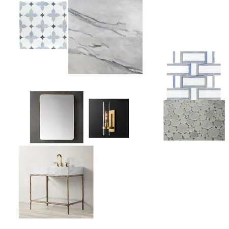 Genius Powder Bath Interior Design Mood Board by Ritajowdy! on Style Sourcebook