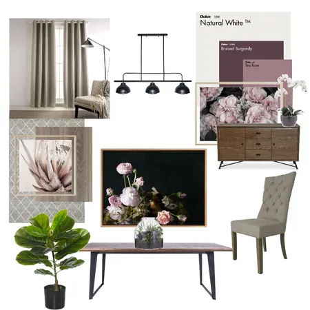 Digital Communication Dining Interior Design Mood Board by Noviana’s Interiors on Style Sourcebook